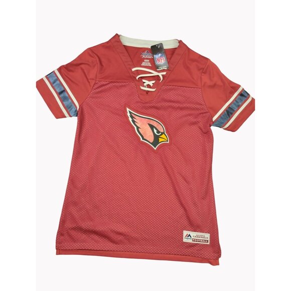 NFL Arizona Cardinals Womens Pullover Top Personalized K K RON On Back Small - Picture 1 of 10